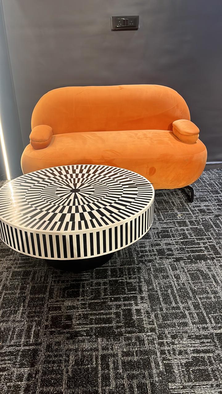 Bone Inlay Coffee Table