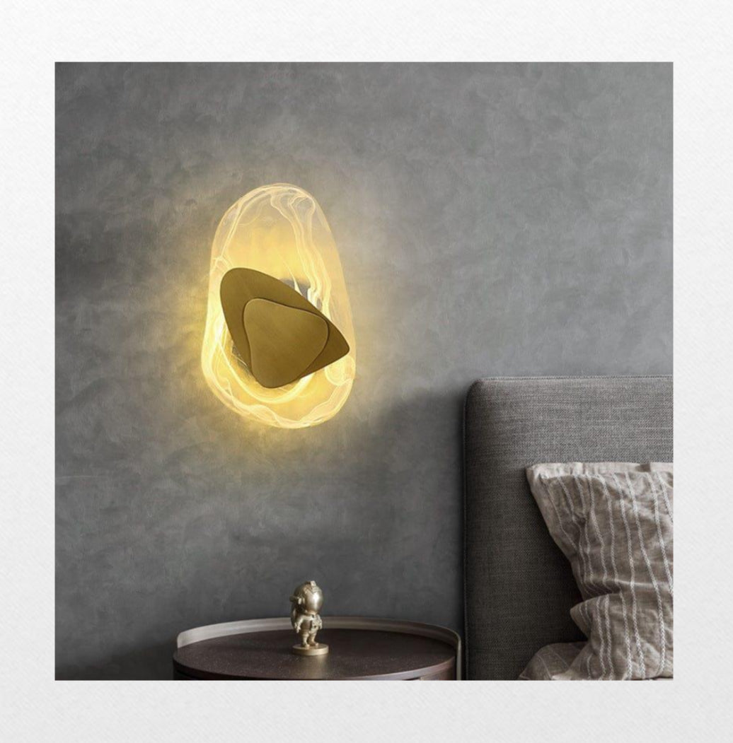 Crystalline Wall Light Fixture