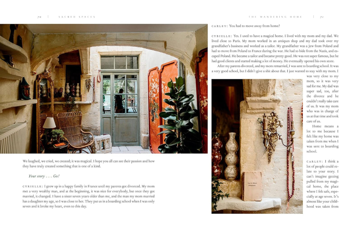 Sacred Spaces Hardcover Coffee Table Book