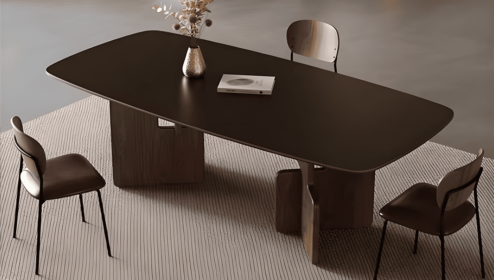 Japandi Dining Table Set