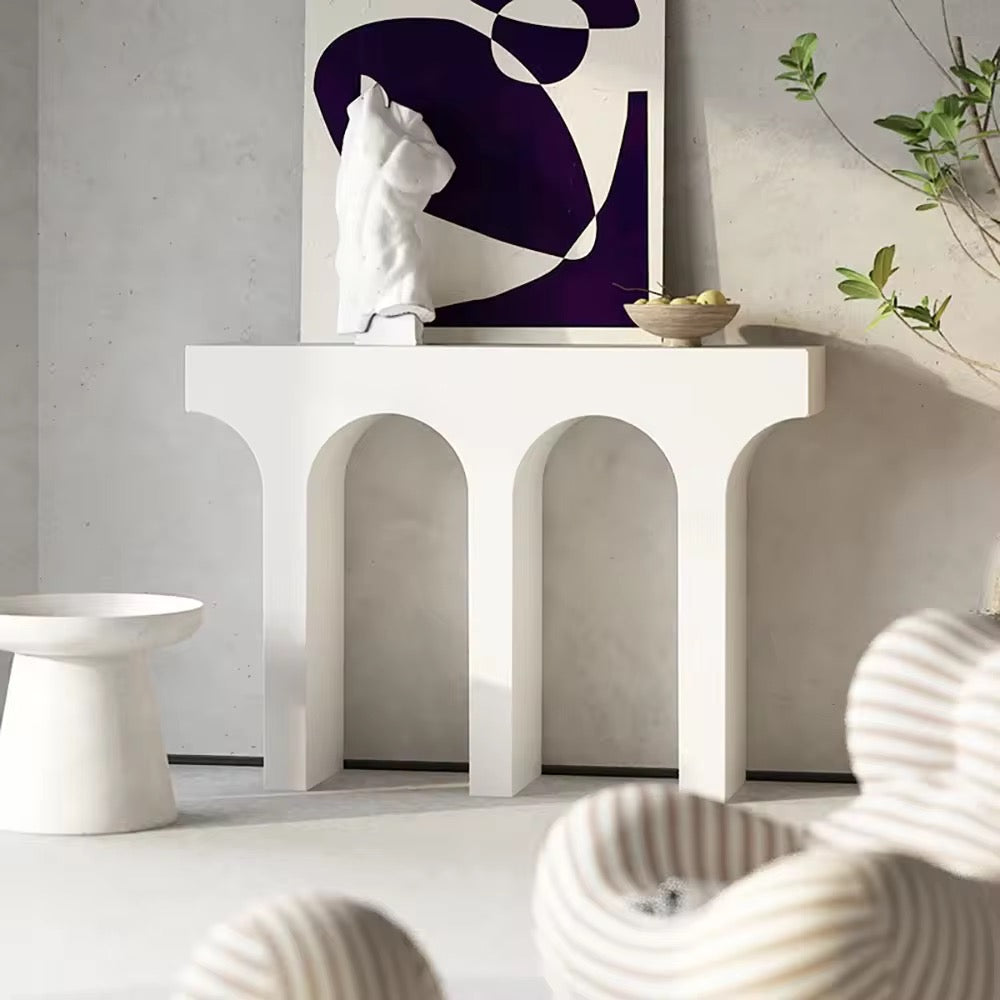 Flint Meadow Console detail view - console table - The Flamingo Life