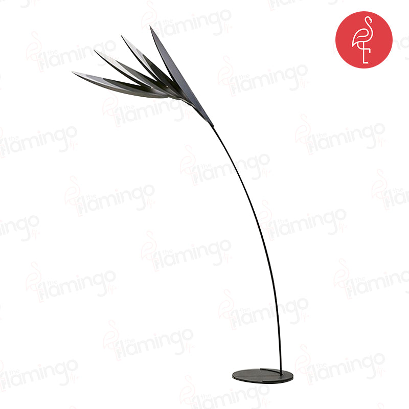 Augustine Classic Tall Lamp – side view – luxury floor lamp India – The Flamingo Life
