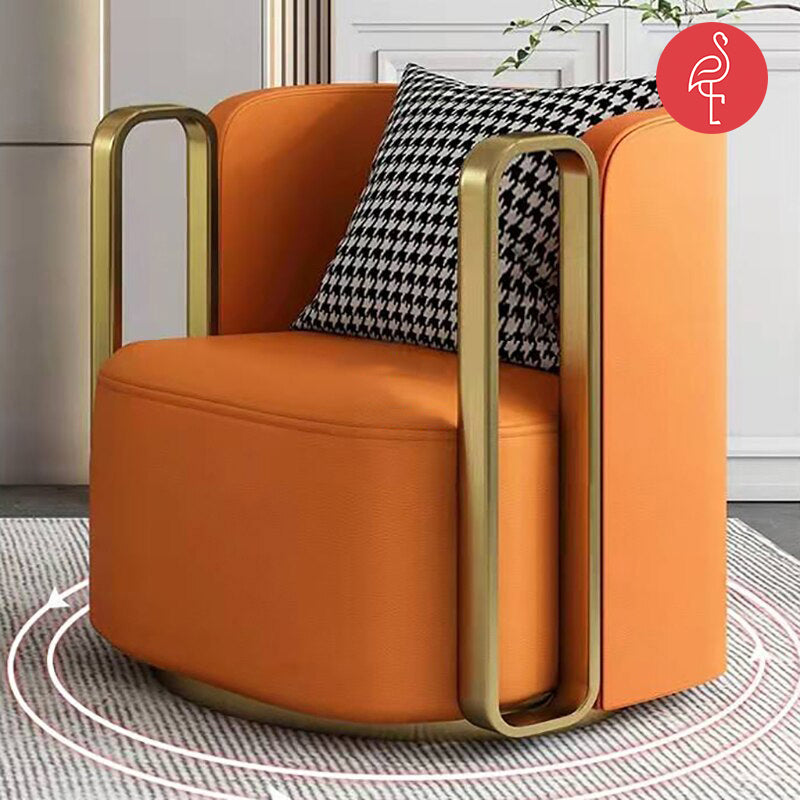 Denmark Luxury Chair close-up - velvet upholstery accent chair - The Flamingo Life