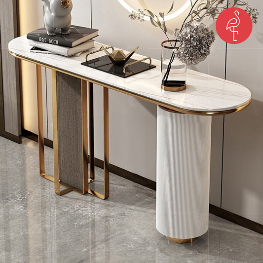 Stefania Marble Console Table