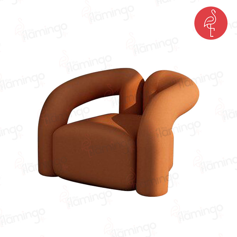 Haris Luxury Single Sofa Chair view 7 - sofa - The Flamingo Life