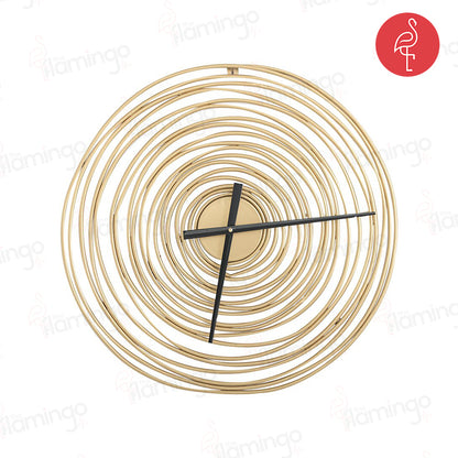 Neo-Golden Ring Wall Clock