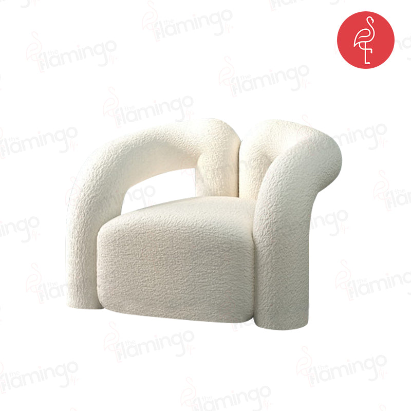 Haris Luxury Single Sofa Chair view 8 - sofa - The Flamingo Life