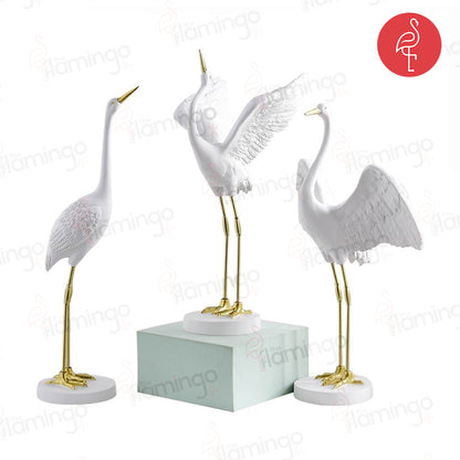 Modern Crane Decoration Figurines Home