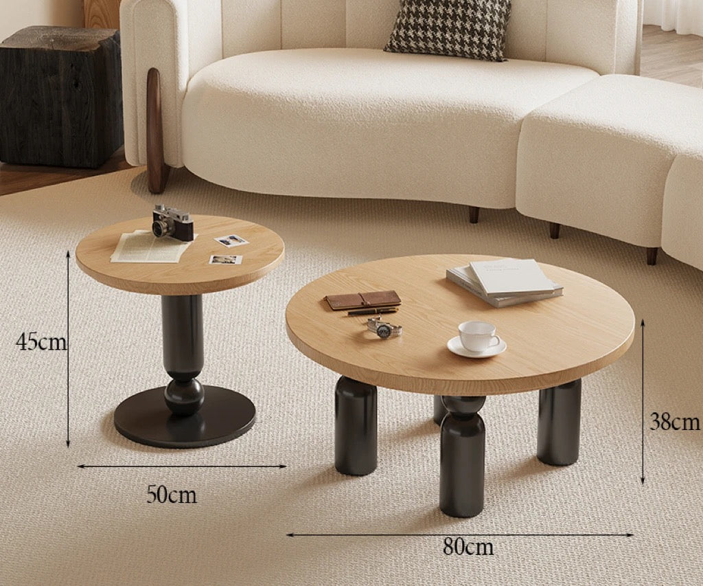 Amour Coffee Nesting Table Set detail view - nesting table set - The Flamingo Life