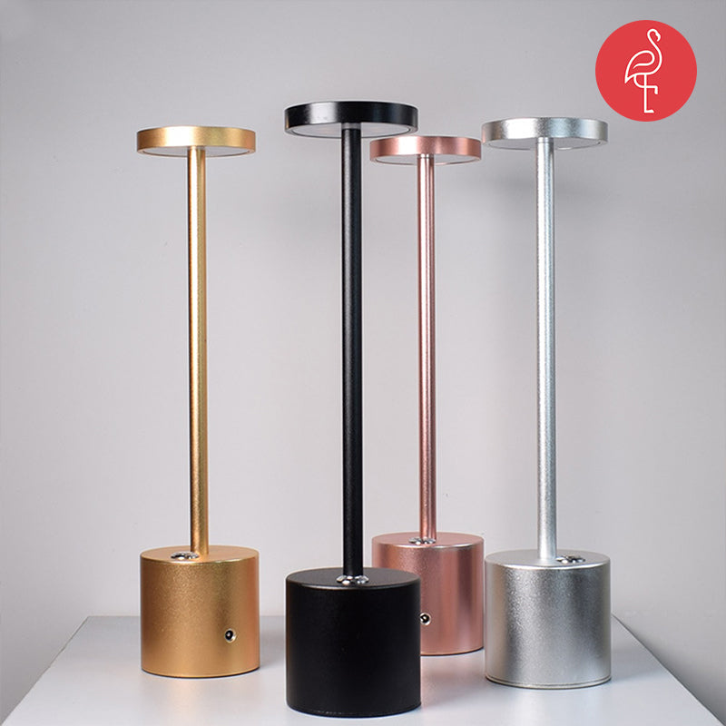 Estos Table Lamp – warm glow on – luxury table lamp India – The Flamingo Life