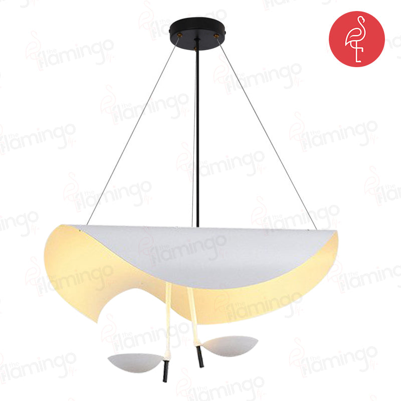 CORO Light Wire Hanging Light – room setting – designer hanging light India – The Flamingo Life