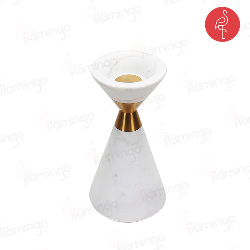 Pristine White Candle Stand