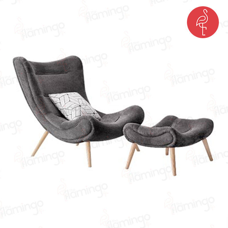 Modern Simple Art Chair view 7 - iron accent chair - The Flamingo Life