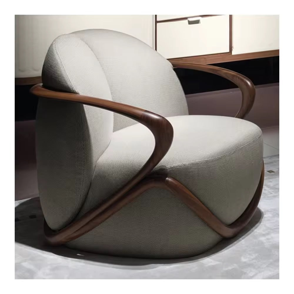 Lair Premium Accent Chair side view - accent chair - The Flamingo Life