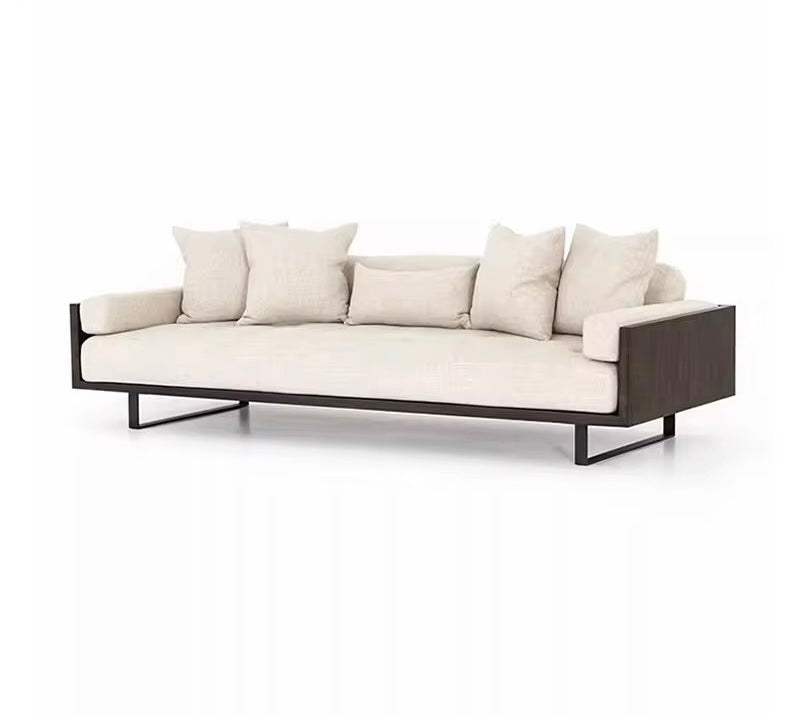 Hakon Premium Couch detail view - Japandi sofa - The Flamingo Life