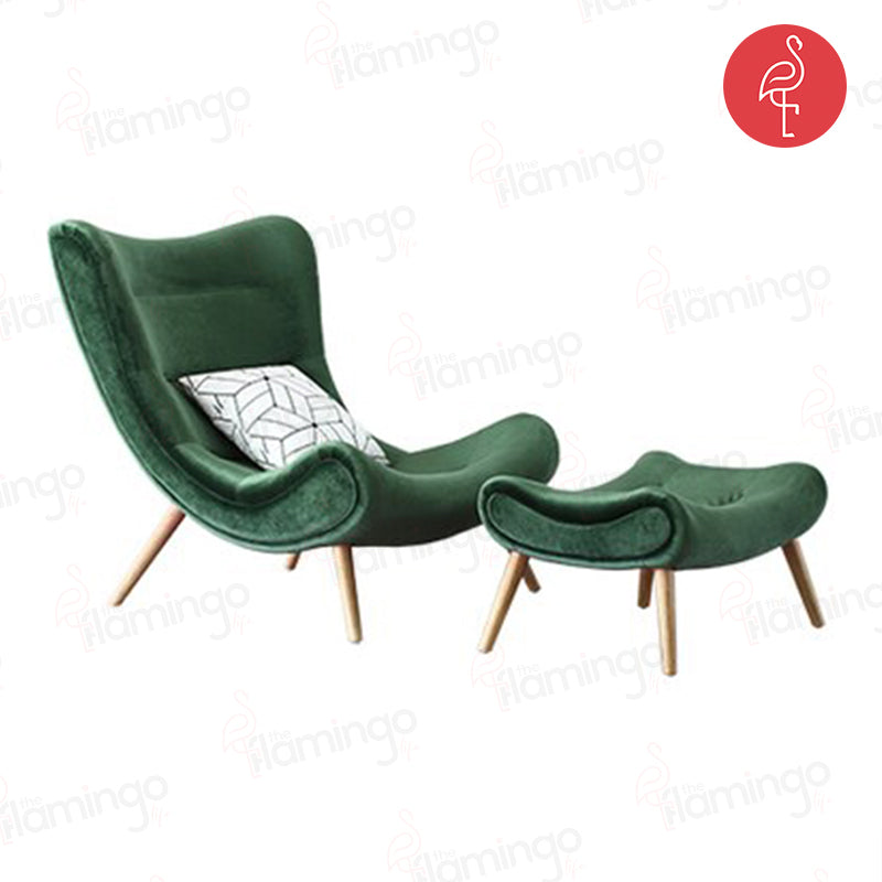 Modern Simple Art Chair view 8 - iron accent chair - The Flamingo Life