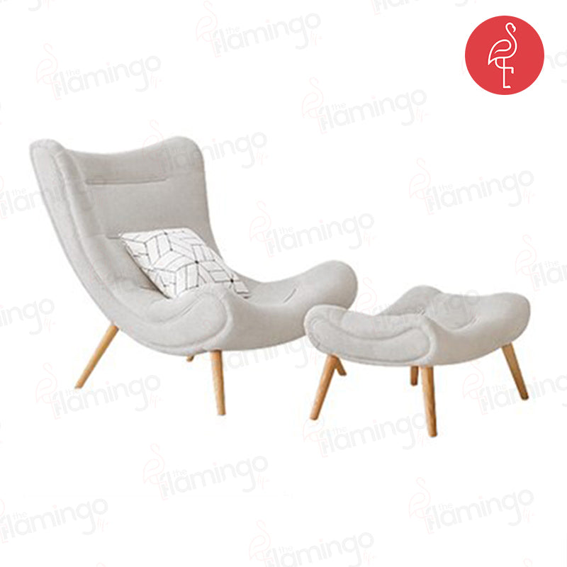 Modern Simple Art Chair view 10 - iron accent chair - The Flamingo Life