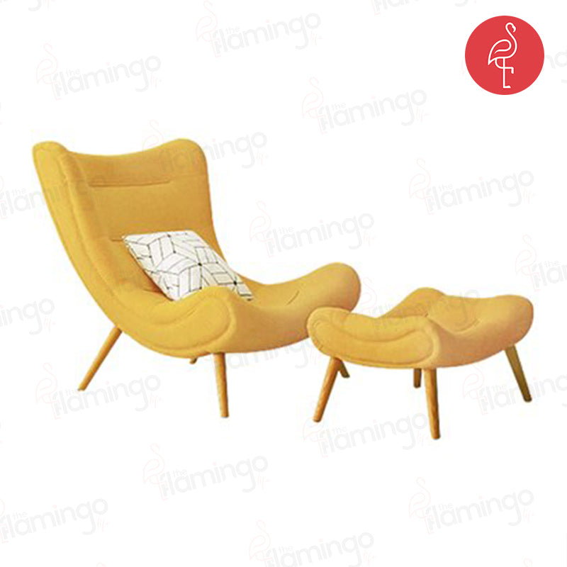 Modern Simple Art Chair view 9 - iron accent chair - The Flamingo Life