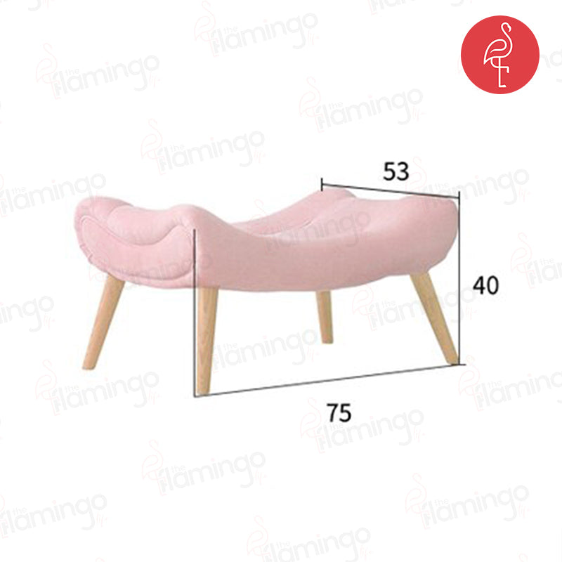 Modern Simple Art Chair view 23 - iron accent chair - The Flamingo Life