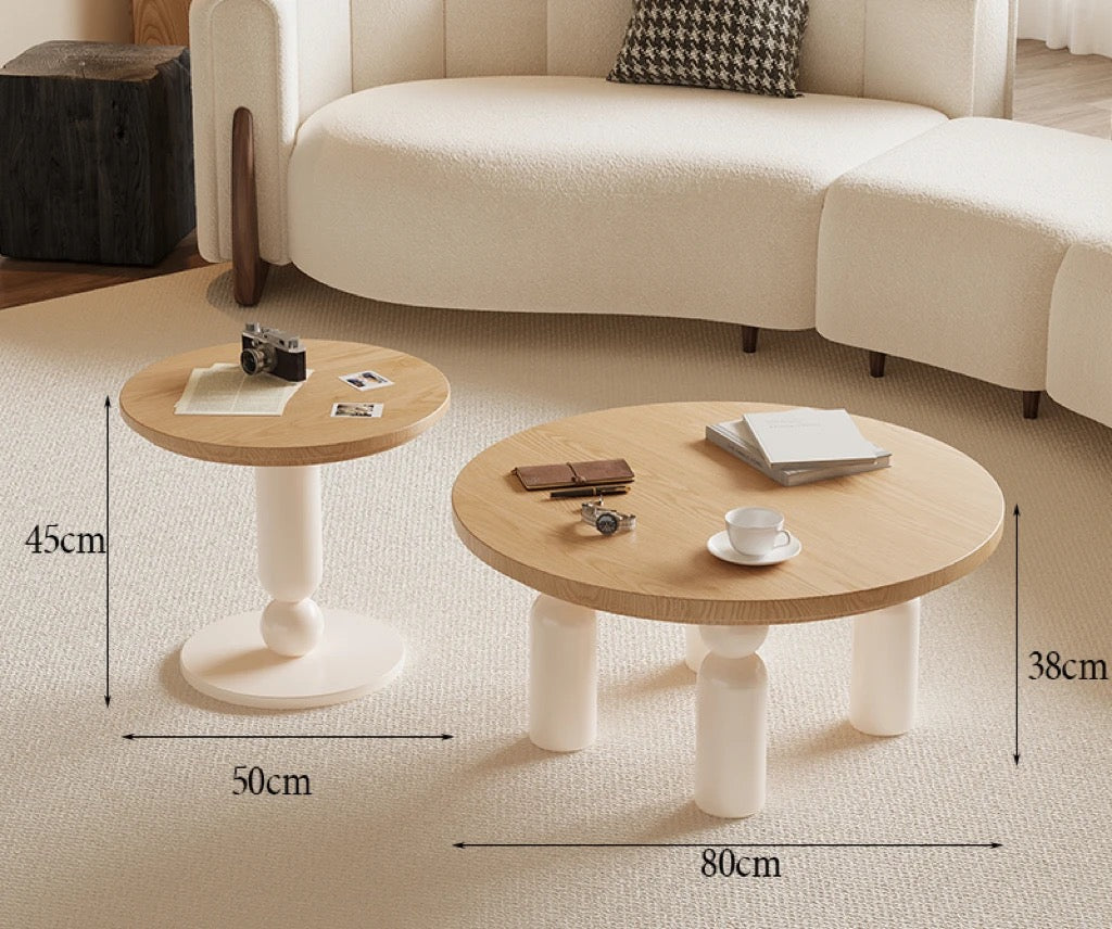 Amour Coffee Nesting Table Set lifestyle view - nesting table set - The Flamingo Life