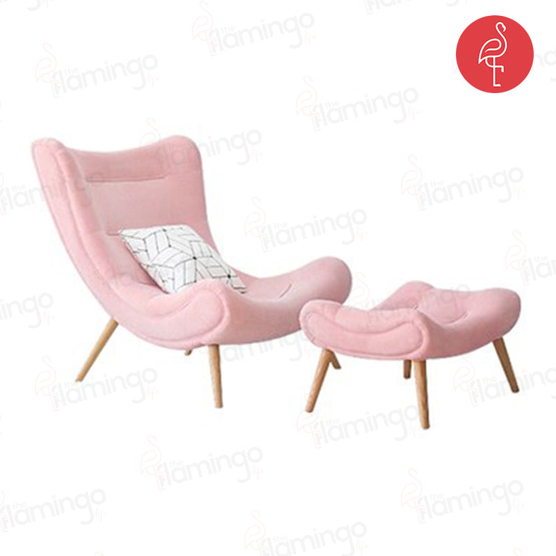 Modern Simple Art Chair view 11 - iron accent chair - The Flamingo Life