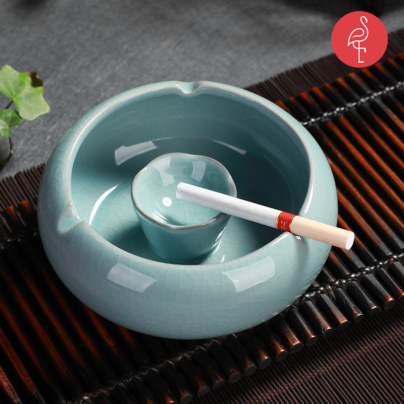 Nano Round Coloured Ashtray