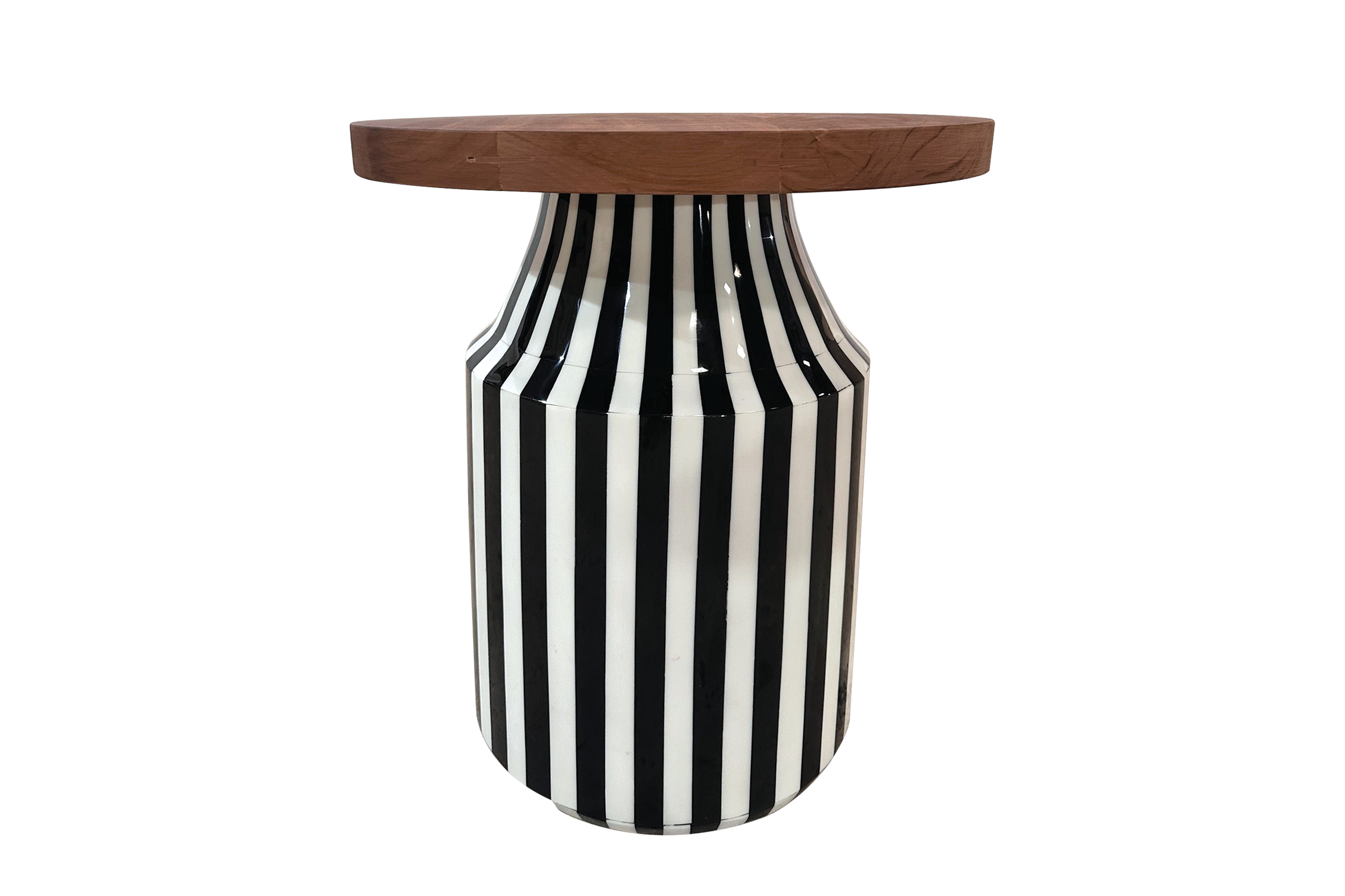 Wonka Drink/End Table lifestyle view - furniture - The Flamingo Life