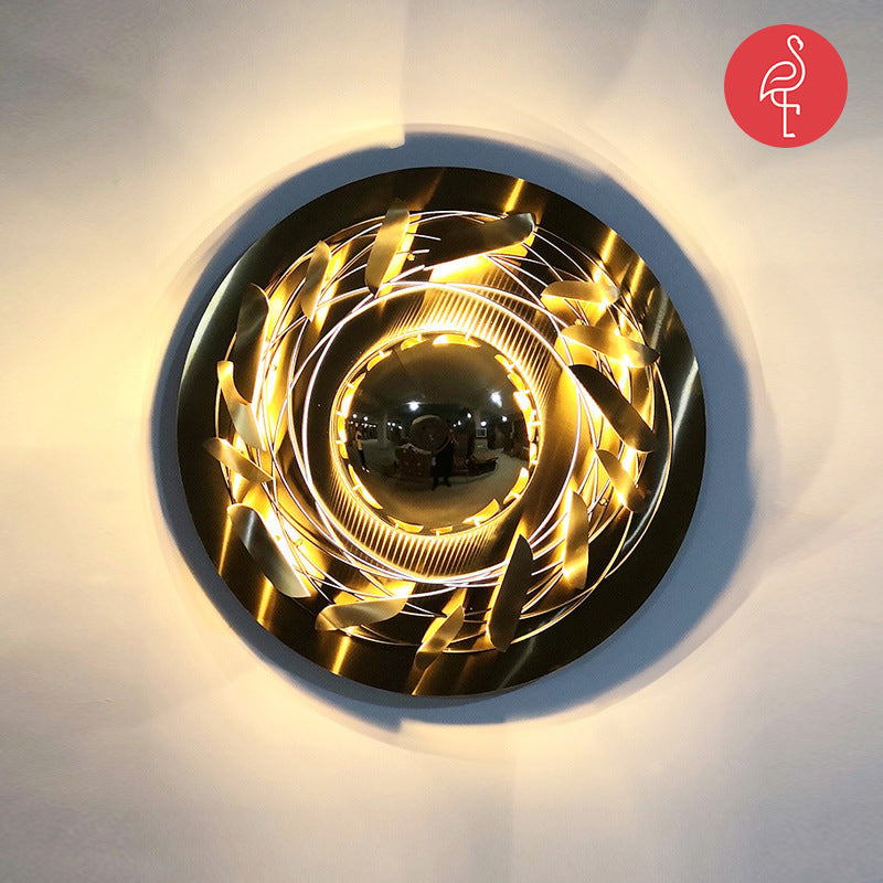 Koi Wall Mount Lights – side view – luxury wall light India – The Flamingo Life