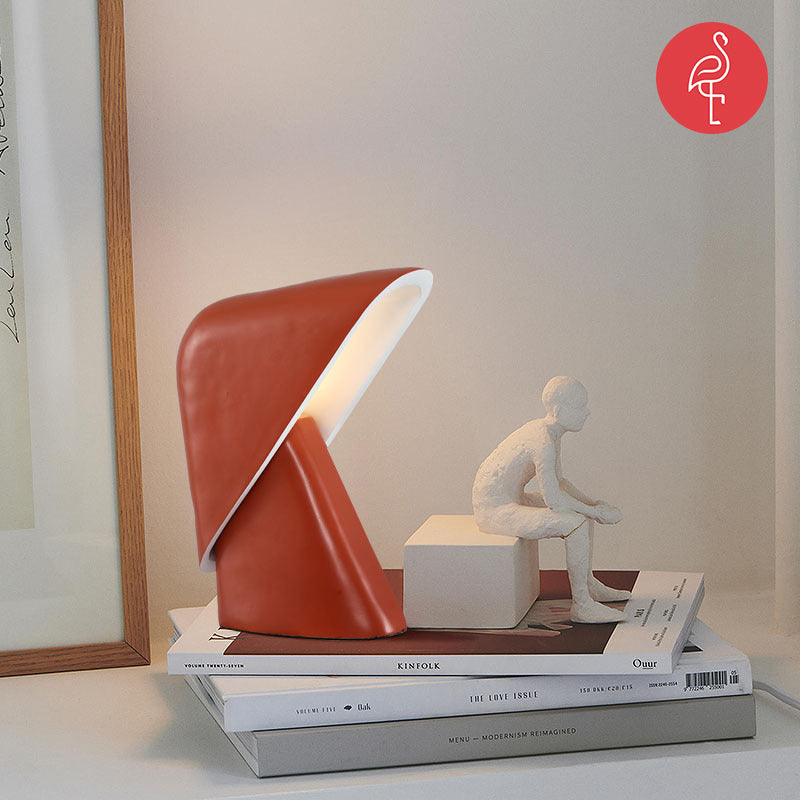 Mushy Desk Lamp – side view – designer desk lamp India – The Flamingo Life