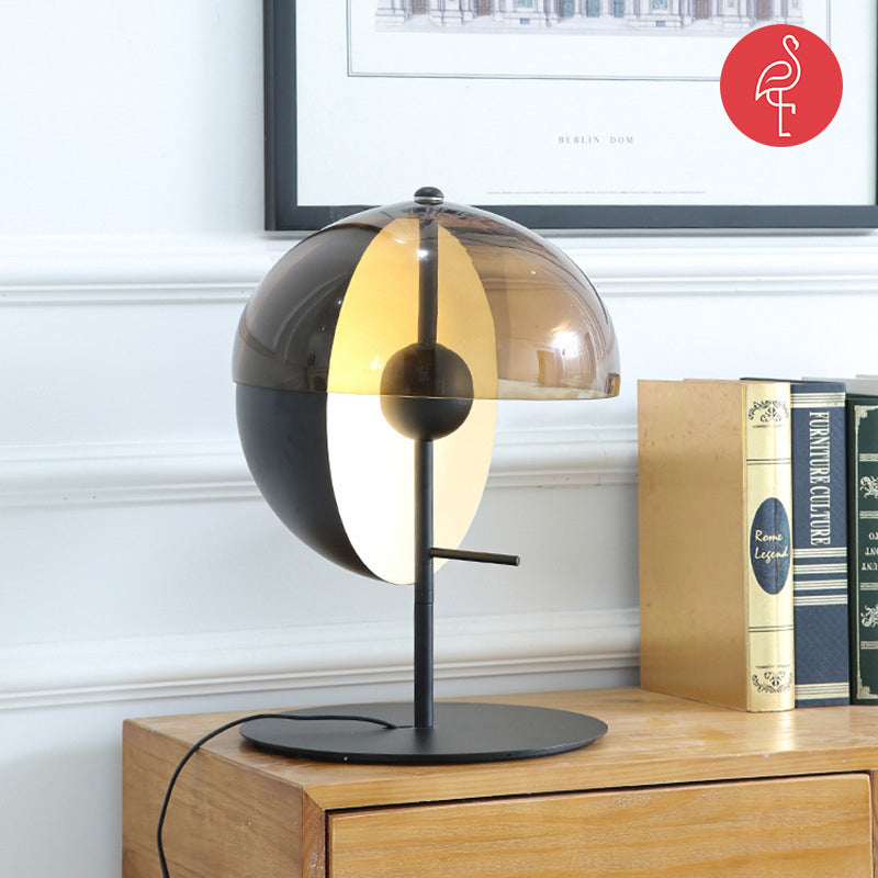 Glob Abstract Desk Lamp – side view – designer desk lamp India – The Flamingo Life