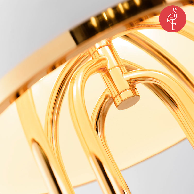 Haret Luminescent Bed Side Lamp – detail view – luxury bedside lamp India – The Flamingo Life