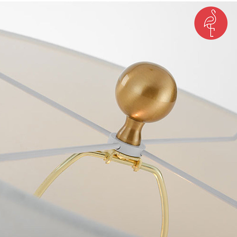 Valour Desk Lamp – detail view – luxury marble desk lamp India – The Flamingo Life