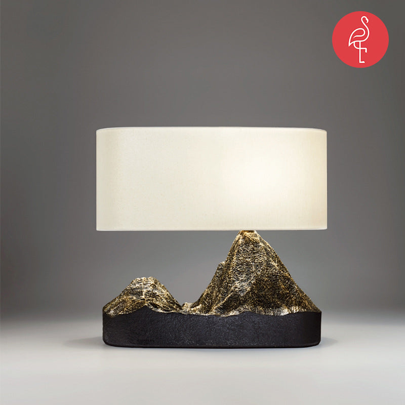 Grady Mountain Style Bed Lamp – lifestyle view – luxury bedside lamp India – The Flamingo Life