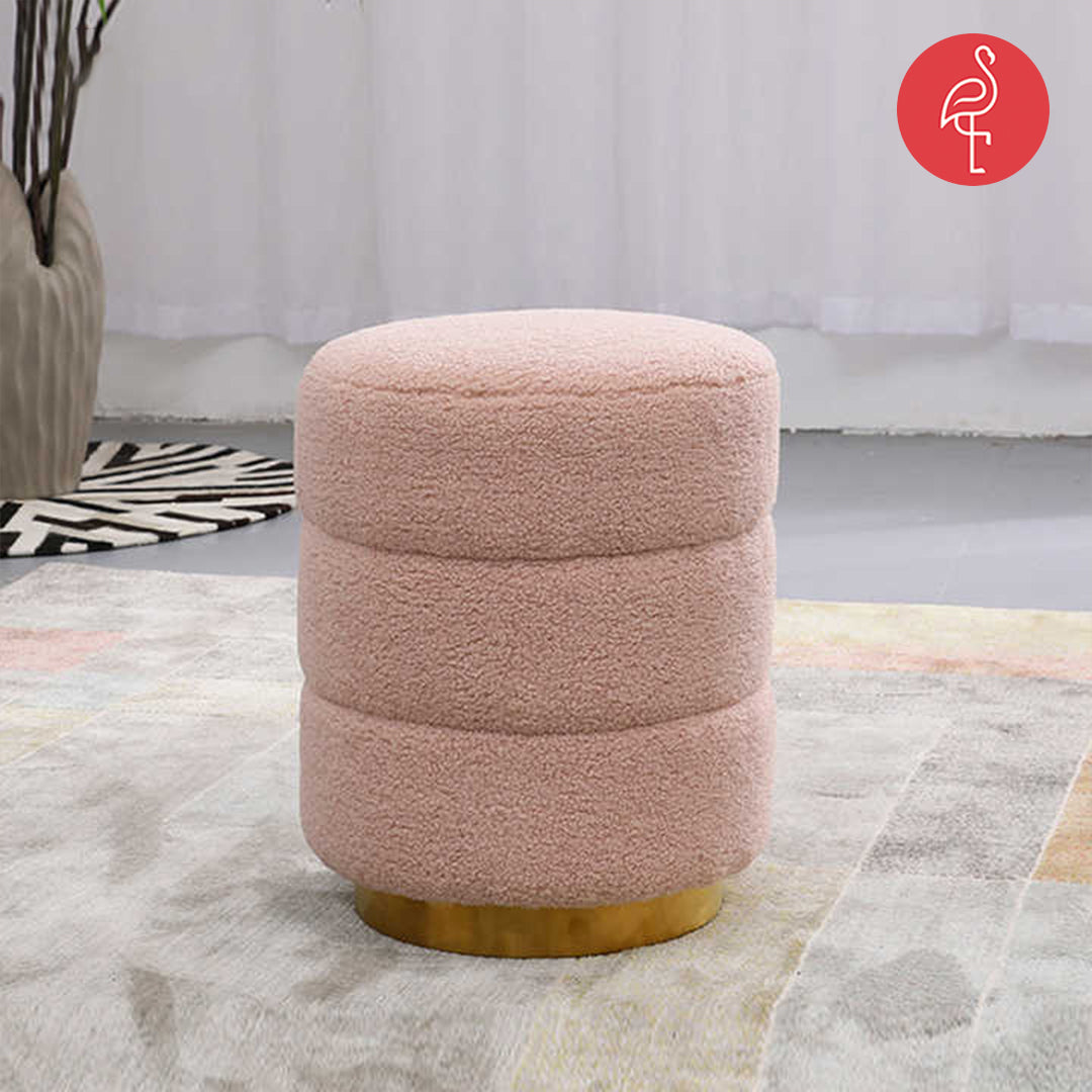 Fio classy pouf lifestyle view - pouf - The Flamingo Life