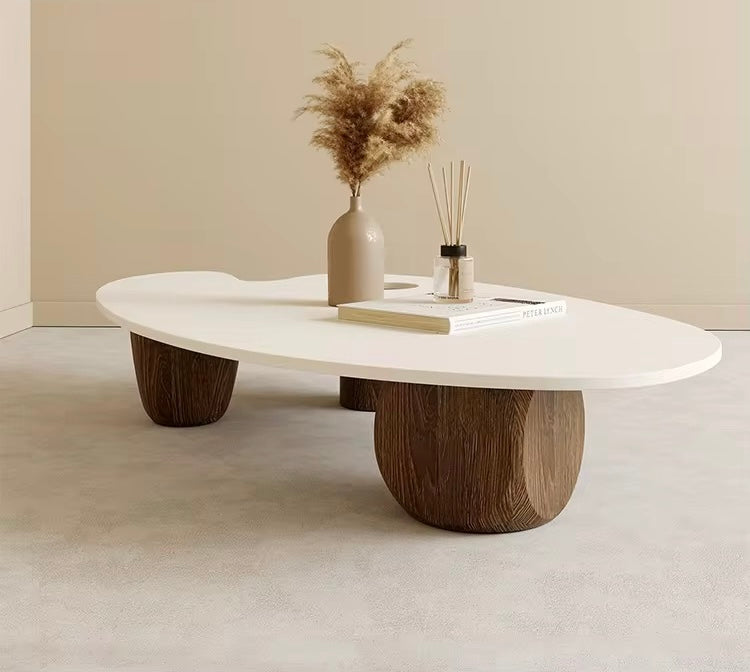 Aalto Premium Japandi Coffee Table detail view - Japandi coffee table - The Flamingo Life