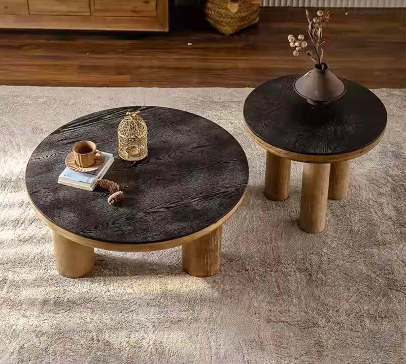 Kai Japandi Coffee Table detail view - Japandi coffee table - The Flamingo Life