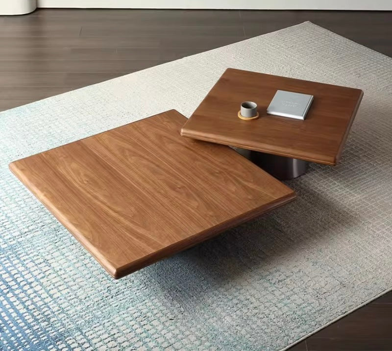 Noriko Nesting Coffee Table close-up - Japandi coffee table - The Flamingo Life
