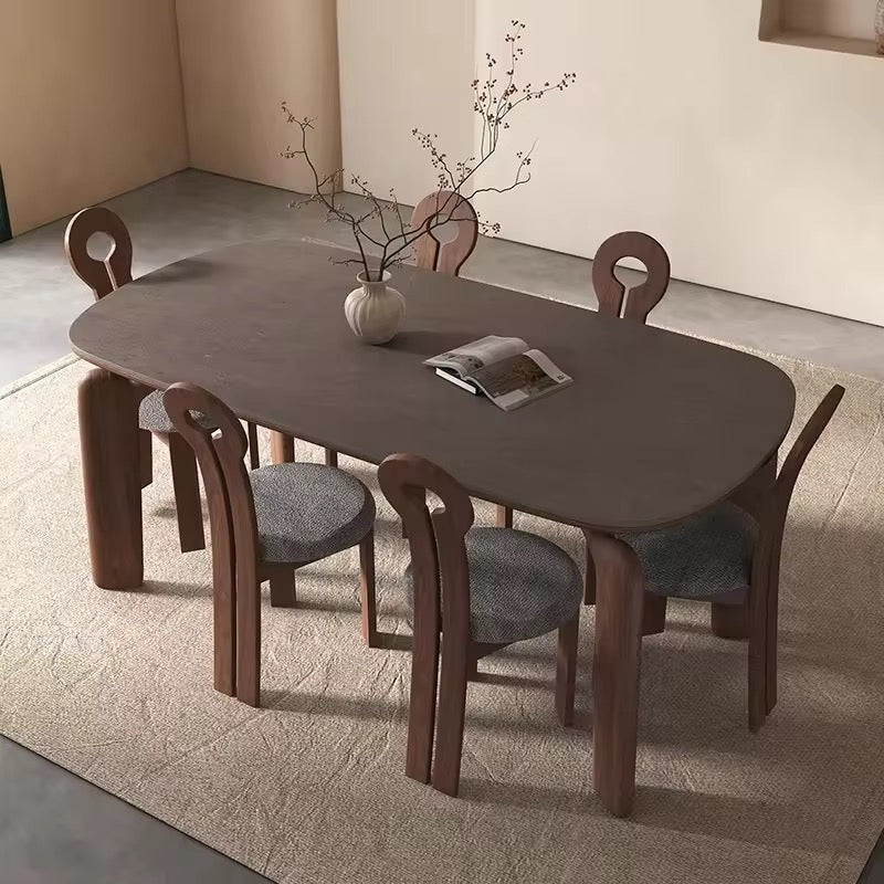 Luxury Japandi Dining Table Set Online India | Uniuqe Dinning Table