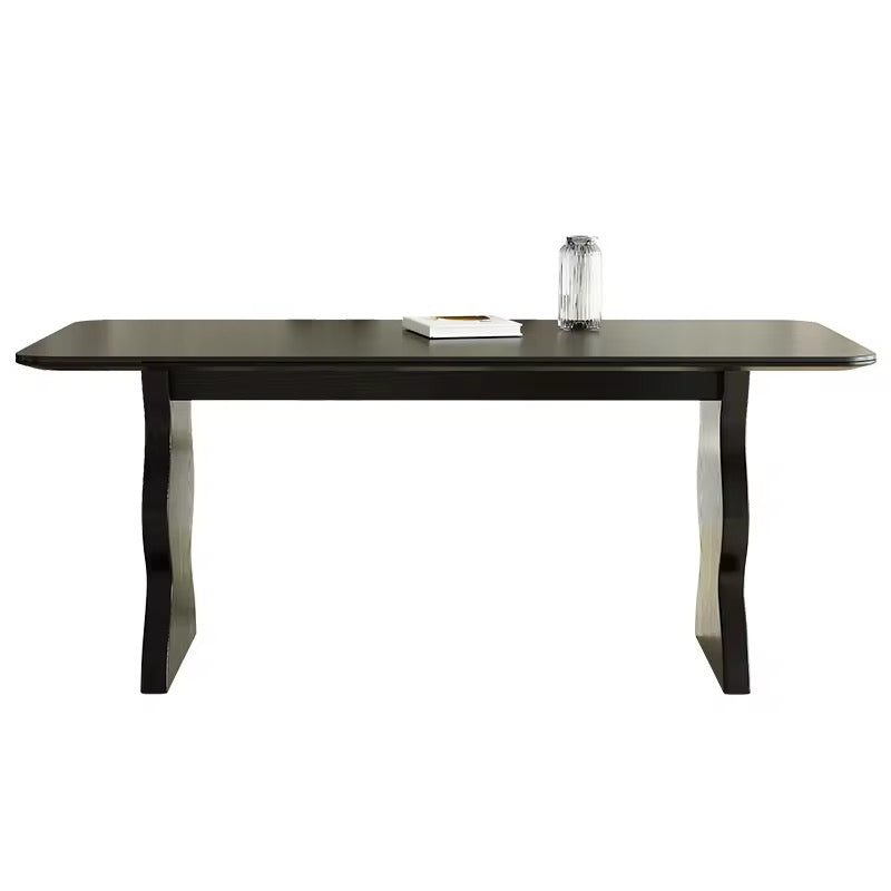 Tansa Dinning Set angle view - solid teak wood dining set - The Flamingo Life