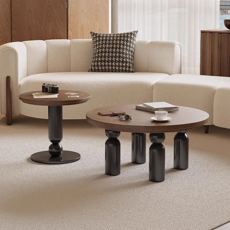 Amour Coffee Nesting Table Set side view - nesting table set - The Flamingo Life