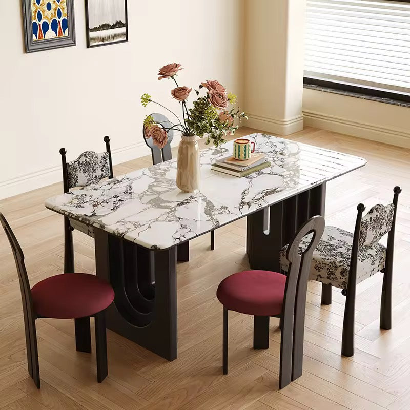 Suki Dinning Table lifestyle view - solid teak wood dining table - The Flamingo Life