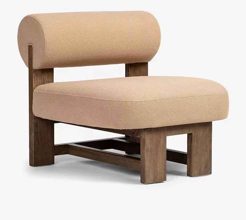 Nova Accent Chair detail view - Japandi accent chair - The Flamingo Life