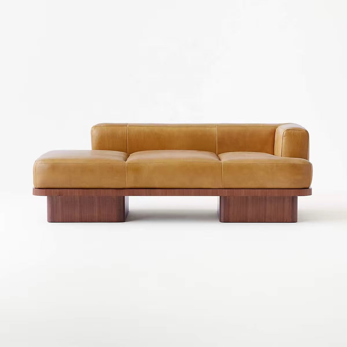 Premium Leather Love Seat detail view - premium leather love seat - The Flamingo Life