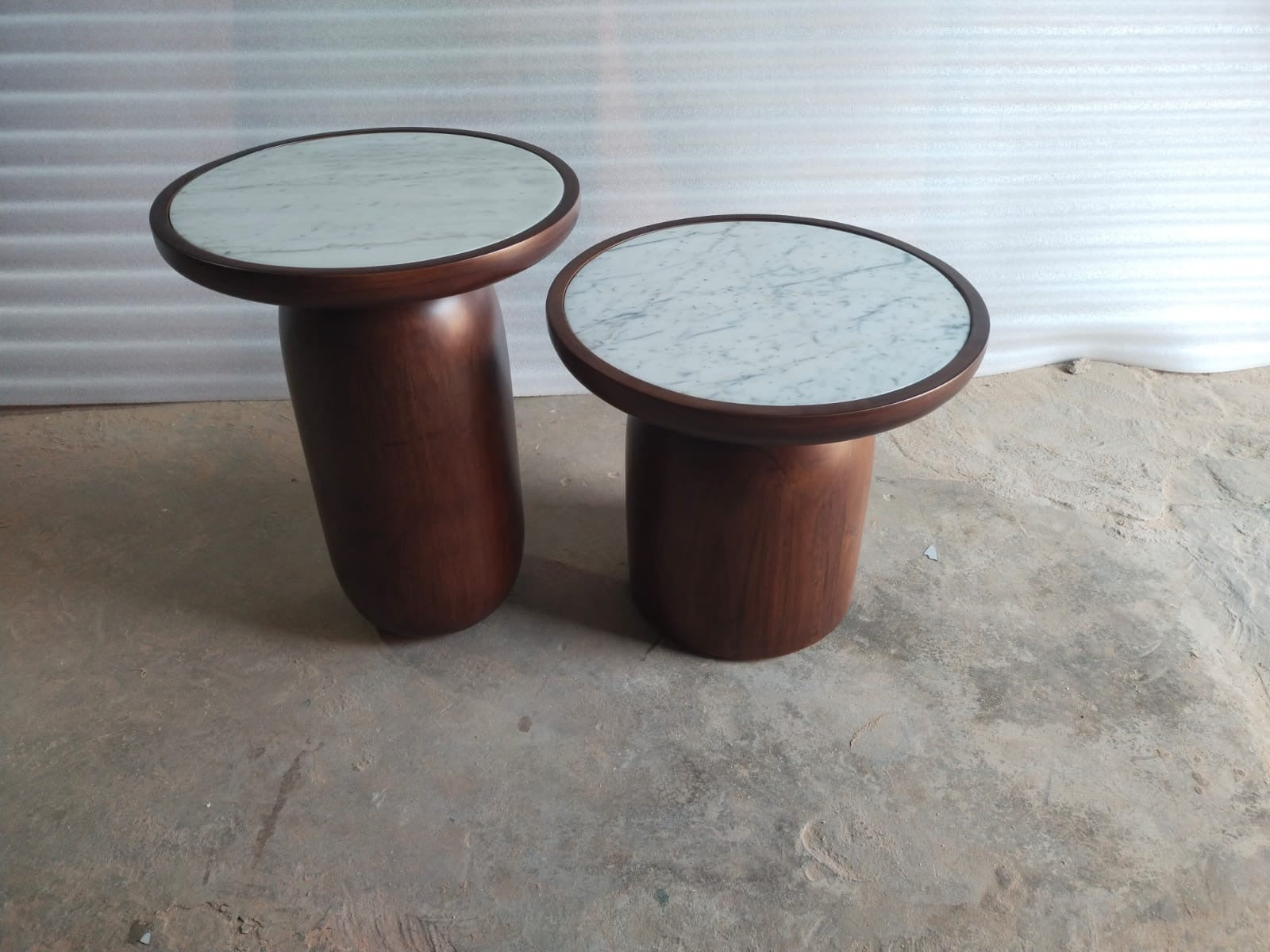 Serenity Table Set view 10 - Japandi furniture - The Flamingo Life
