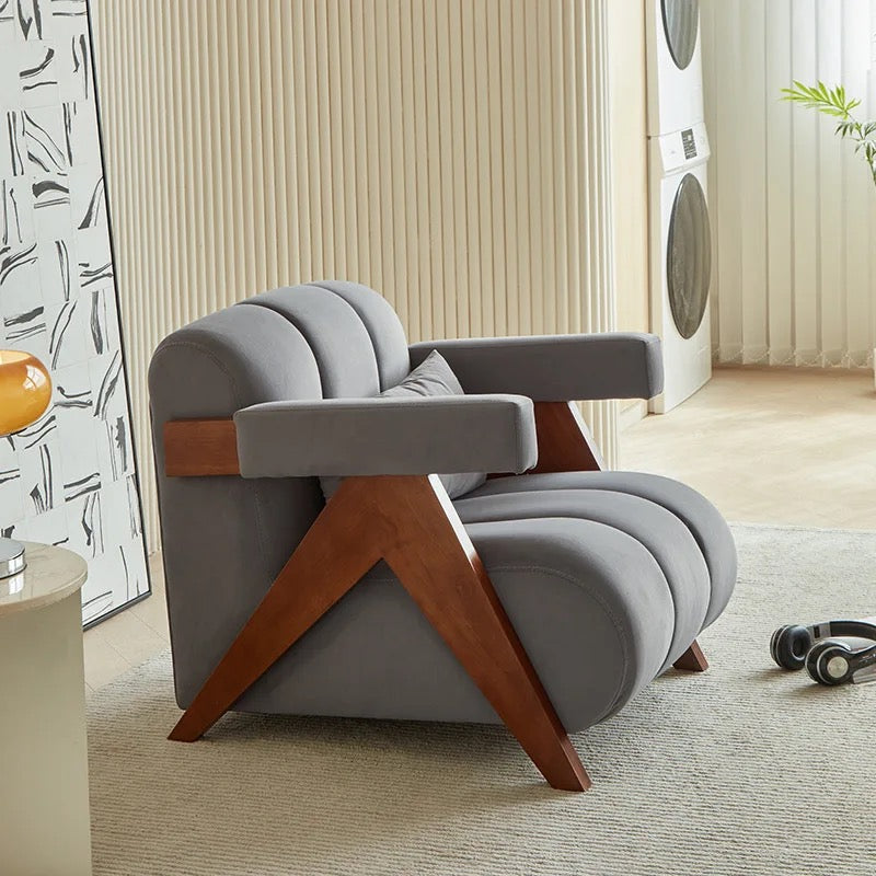 Roxy accent elegant chair close-up - accent chair - The Flamingo Life