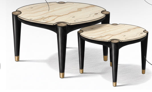 Nyla Traventino Top Nesting Set