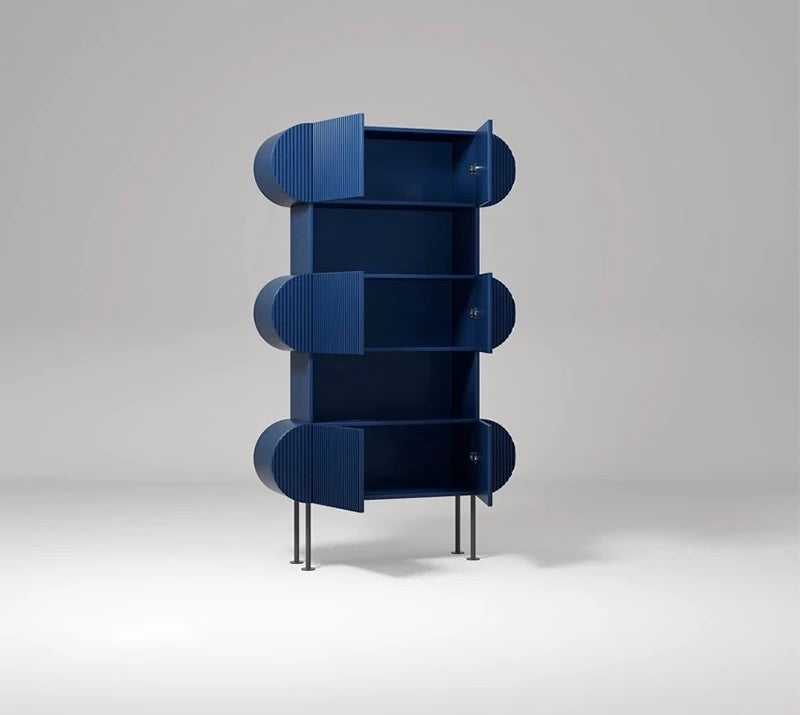 Enigma Cabinet/Vertical Console close-up - console table - The Flamingo Life