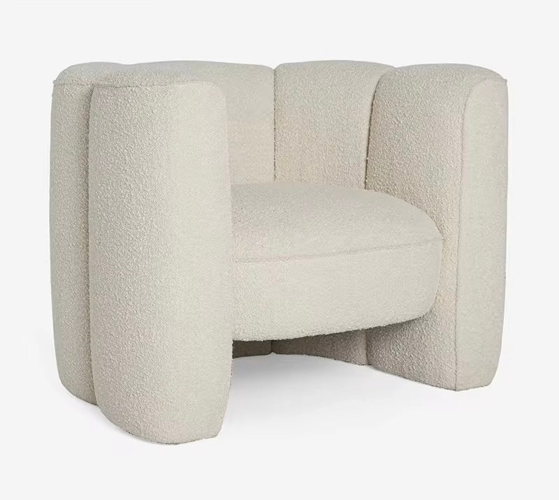 Iver Accent Chair detail view - Japandi accent chair - The Flamingo Life