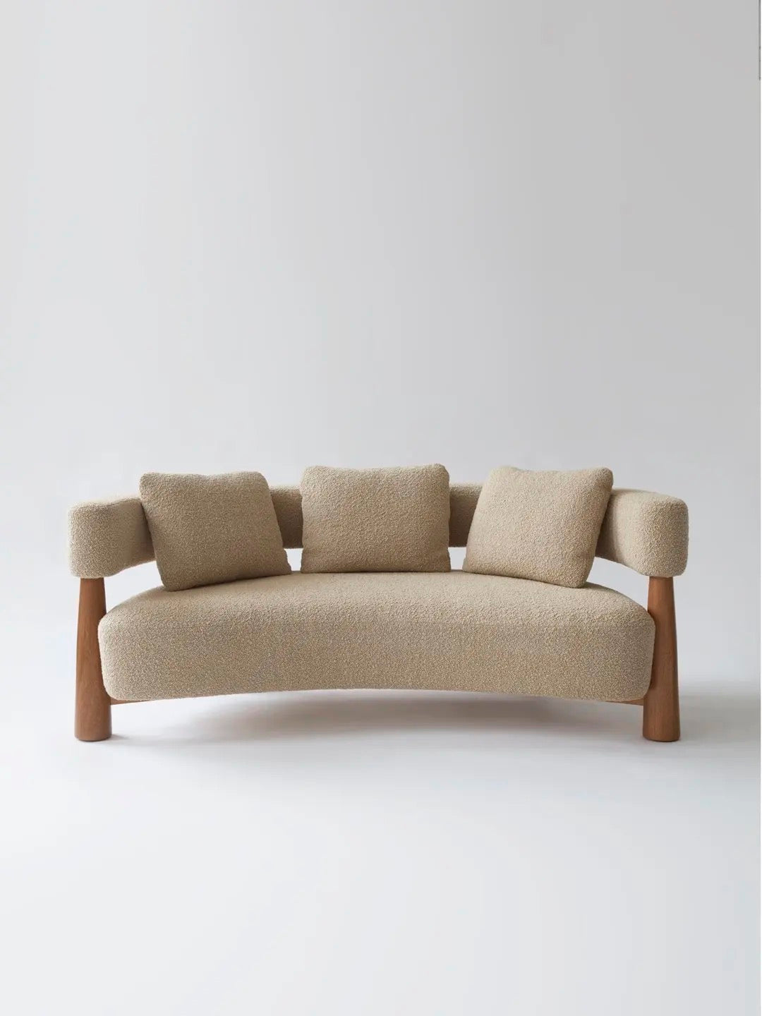 Okinawa Japandi Style Couch side view - Japandi sofa - The Flamingo Life