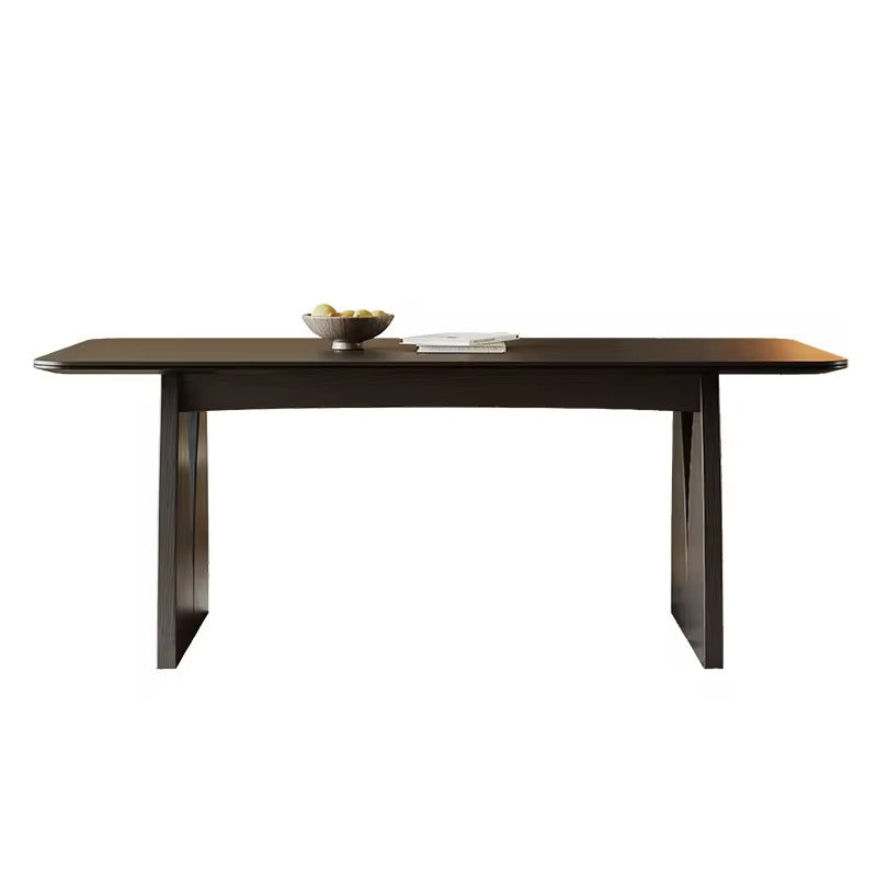 Yugen Dinning Table detail view - solid teak wood dining table - The Flamingo Life